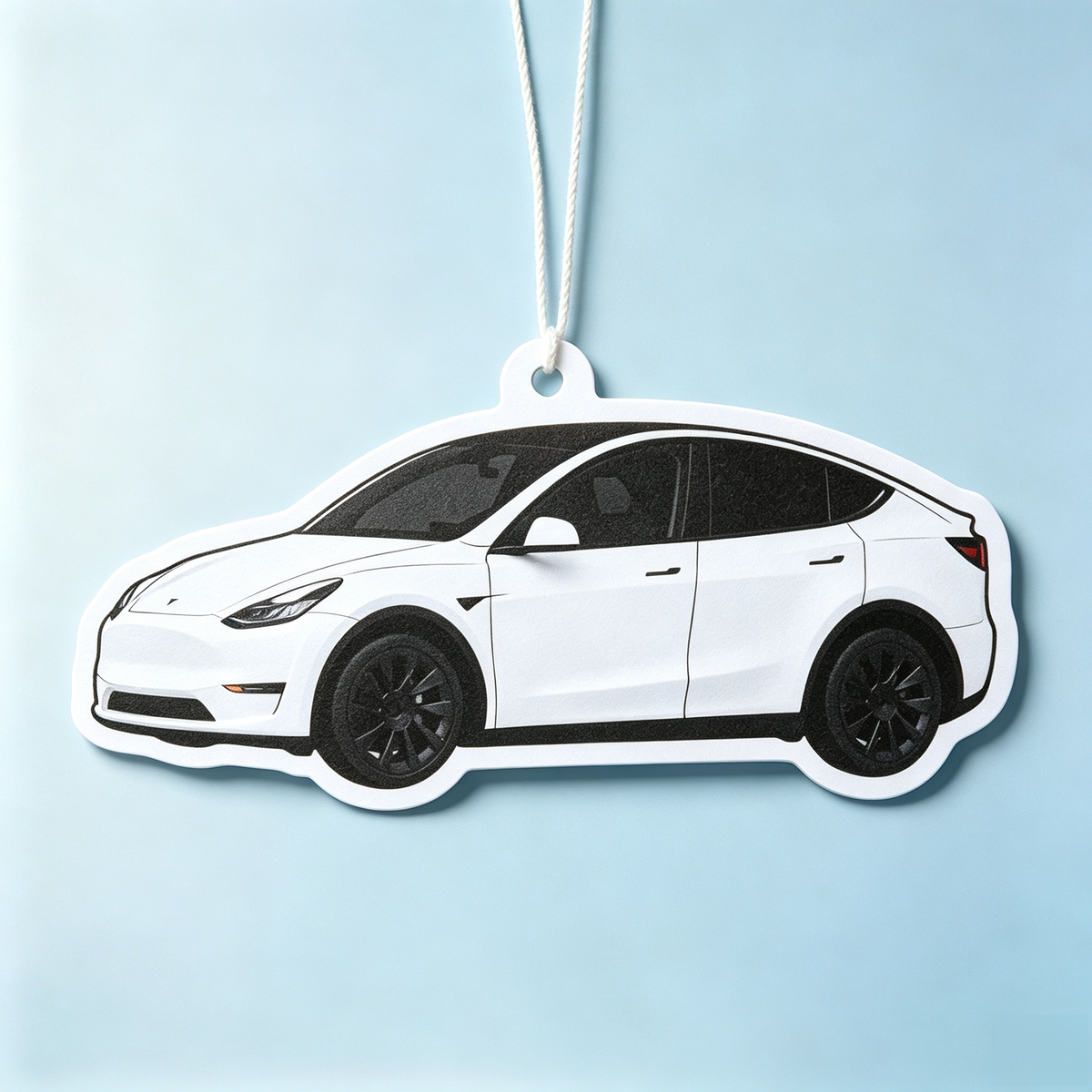 Custom photo air freshener — any object crop shape with family photo, double-sided scented paper