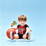Balance Bike Custom Photo Wobble Figure — personalized acrylic standee made from your photo, girl riding a balance bike with